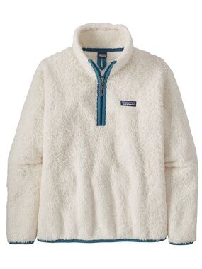 Patagonia Women’s Los Gatos 1/4 Zip Fleece Small Wool White